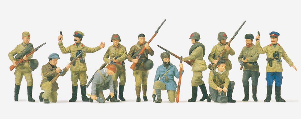 Preiser 72522 Infanteristen und Partisanen UdSSR 1942/43