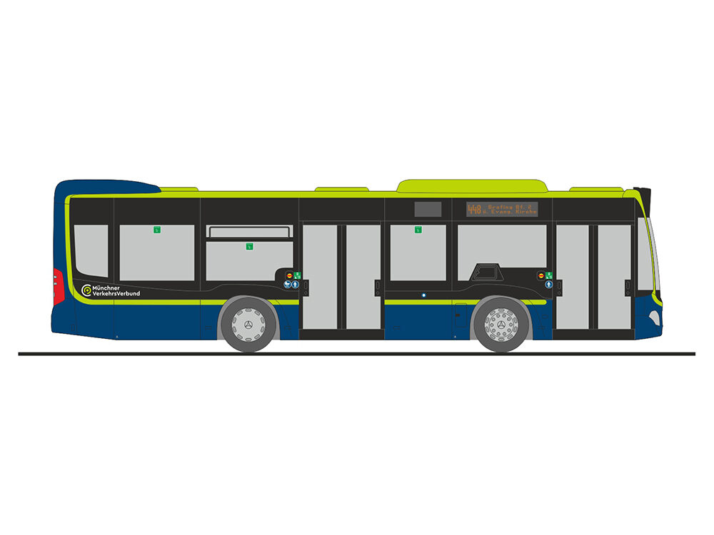 Rietze 67964 MB Citaro K´15 Omnibusverkehr Reisberger - MVV