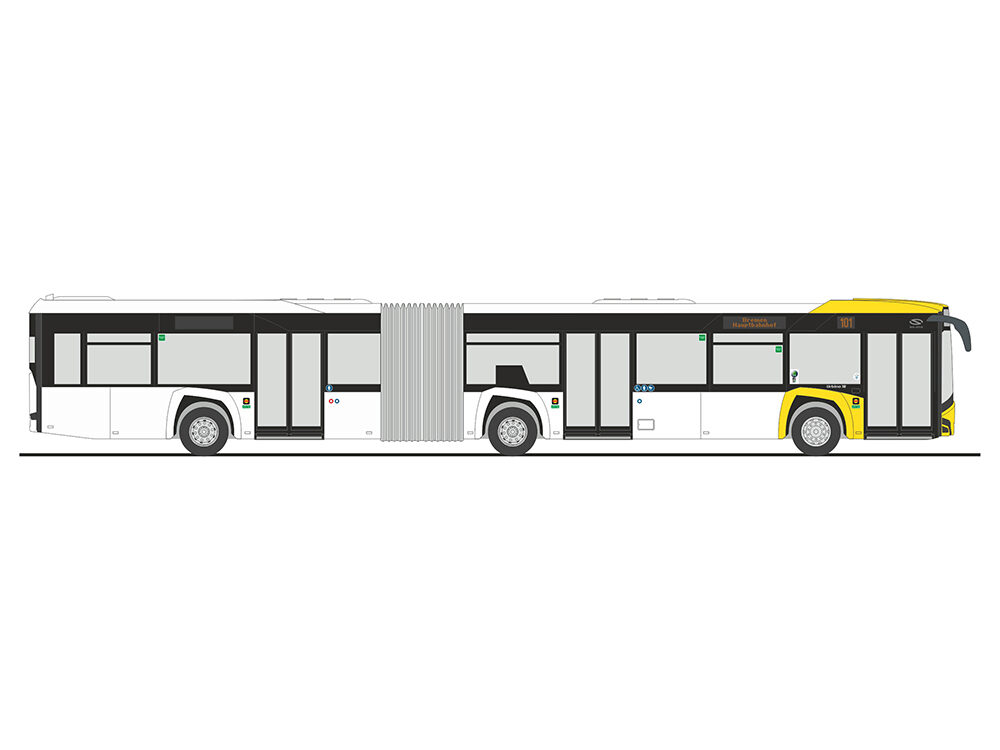 Rietze 73135 Solaris Urbino 18´14 Verkehrsbetriebe Diepholz Nord