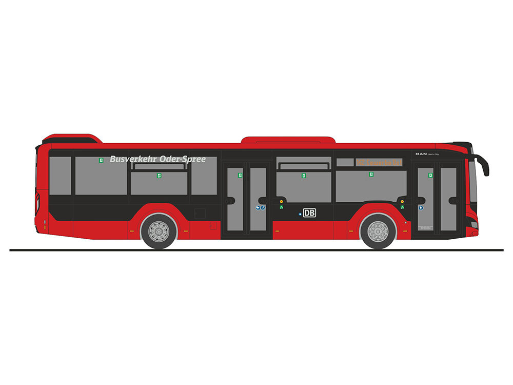 Rietze 75382 MAN Lion´s City 12´18 DB - Busverkehr Oder-Spree
