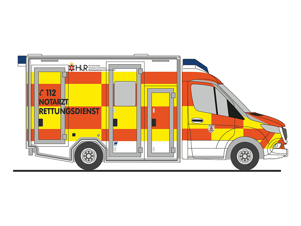 Rietze 76169 GSF RTW ´18 Rettungsdienst Herzogtum Lauenburg