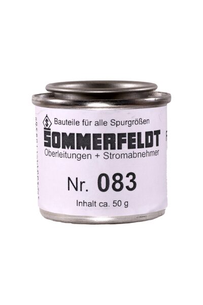 Sommerfeldt 083 Farbe grün/grau in Dose (ca.50g) für Strecken und T-Mast