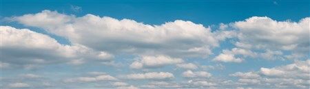 Vollmer 46105 Hintergrundkulisse Wolken, vierteilig, 266 x 80 cm
