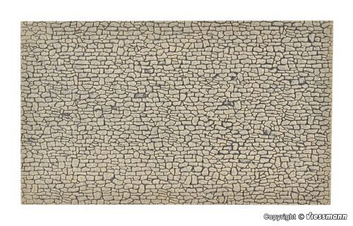 Vollmer 48224 H0 Mauerplatte Bruchstein aus Steinkunst, L 27,5 x B 16 cm
