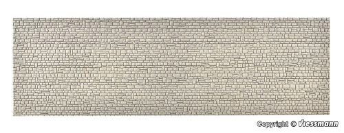 Vollmer 48721 0 Mauerplatte Haustein aus Steinkunst, L 53,5 x B 16 cm
